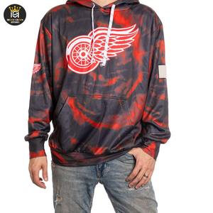 Sweats à capuche à sublimation Sweat-shirt à capuche en polaire Vêtements d'hiver Pull-over Sweats à capuche pour hommes avec impression personnalisée - Product Image 1