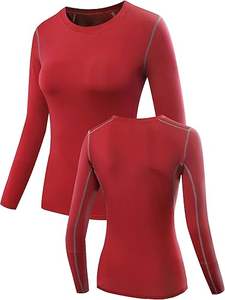 Chemises de compression athlétiques à manches longues pour femmes-Lot de 3 Yoga Running Custom Workout Tops Fabricant Fournisseurs - Product Image 2