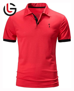 เสื้อโปโลแขนยาวสำหรับผู้ชาย, เสื้อกีฬาผ้าฝ้าย100% สำหรับกอล์ฟเสื้อถักนิตติ้ง180กรัม - Product Image 5