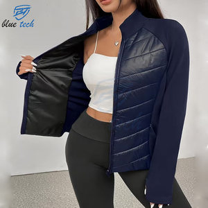 Chaqueta Acolchada Impermeable de Secado Rápido para Mujer, Estilo Nuevo, Tejida, Aislante, Cortavientos, para Invierno, Diseño Personalizado con Logotipo OEM - Product Image 1