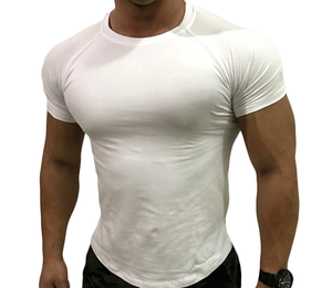 Venta al por mayor 2025 transpirable verano holgado Ajuste del músculo del gimnasio de los hombres con el logotipo personalizado de buena calidad camiseta para hombre - Product Image 4