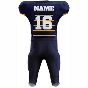 Uniforme de Práctica de Fútbol Americano Sublimado Personalizado al por Mayor, Pantalón Corto con Impresión Digital 3D, Cuello en V, Transpirable y que Absorbe la Humedad - Product Image 3