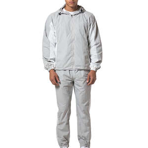 Custom Logo Waterproof Lightweight Wind Breaker Track Suits Set - Product Image 1