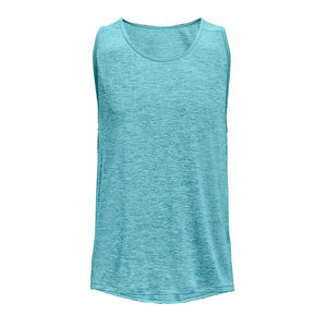 Camiseta sin Mangas de Moda Personalizada de Alta Calidad para Hombre, Camiseta Deportiva sin Mangas para Hombre, Ajustada al Cuerpo, con Aberturas, en Oferta - Product Image 4