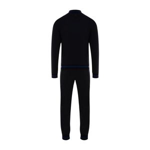 Vêtements de sport d'hiver respirants pour hommes, sweat à capuche, tenues de jogging, vente en gros, ensemble de survêtement 2 pièces avec marque privée pour adultes - Product Image 2