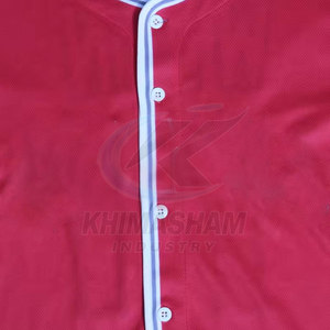 New Arrival Custom Name Printed Breathable Summer Short Sleeve 100% Polyester Baseball Jersey <b>Best</b> Price - Product Image 4