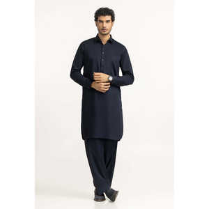 Costume de cérémonie pour homme, blazer en tissu peigné à simple boutonnage avec fermeture boutonnée, style SK-PSD-S25-010, coupe classique, ensemble - Product Image 4