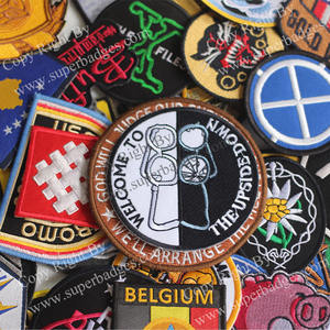 Patchs brodés personnalisés avec support velcro réglable, parfaits pour les gilets, les sacs à dos et les uniformes - Product Image 3