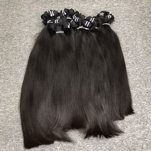 Extensiones de cabello virgen 100% de alta calidad, venta al por mayor, recto Natural, gran Stock, cabello crudo vietnamita, trama de Color claro - Product Image 5