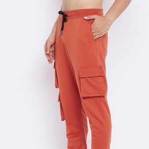 High Quality Custom Men's Full-Length Trousers Breathable <b>Elastic</b> Waist Casual <b>Lace</b> Decoration Mid-Waist Type Straight Pattern - Product Image 3