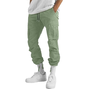 Hecho en Bangladesh, pantalones cargo con múltiples bolsillos, primavera y otoño, nuevos monos para hombre, pantalones cargo directos de fábrica a bajo precio. - Product Image 3