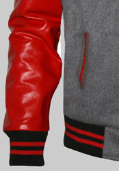 Chaqueta de Béisbol Varsity Personalizada OEM, 100% Lana, Parche Bordado en Chenilla, Cuello Alto, Logotipo Frontal, Unisex, Invierno - Product Image 4