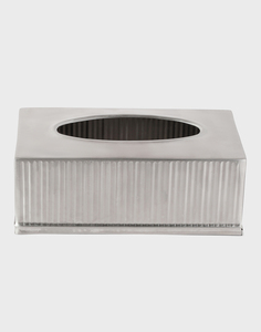 Boîte à mouchoirs en métal argenté faite à la main de qualité supérieure à prix de gros Boîte à serviettes classique indienne élégante - Product Image 3