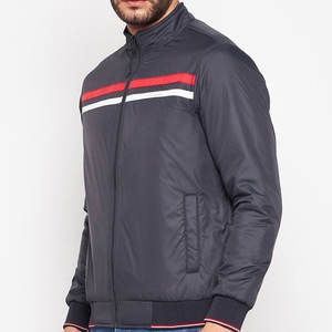 แจ็คเก็ตบอมเบอร์ดีไซน์สั่งทำจากโรงงาน สไตล์สตรีทแวร์ วินเทจ ปักลาย ประดับเพชร แจ็คเก็ตบอมเบอร์ผู้ชาย บริการ OEM แบบกำหนดเอง คุณภาพดีที่สุด - Product Image 3