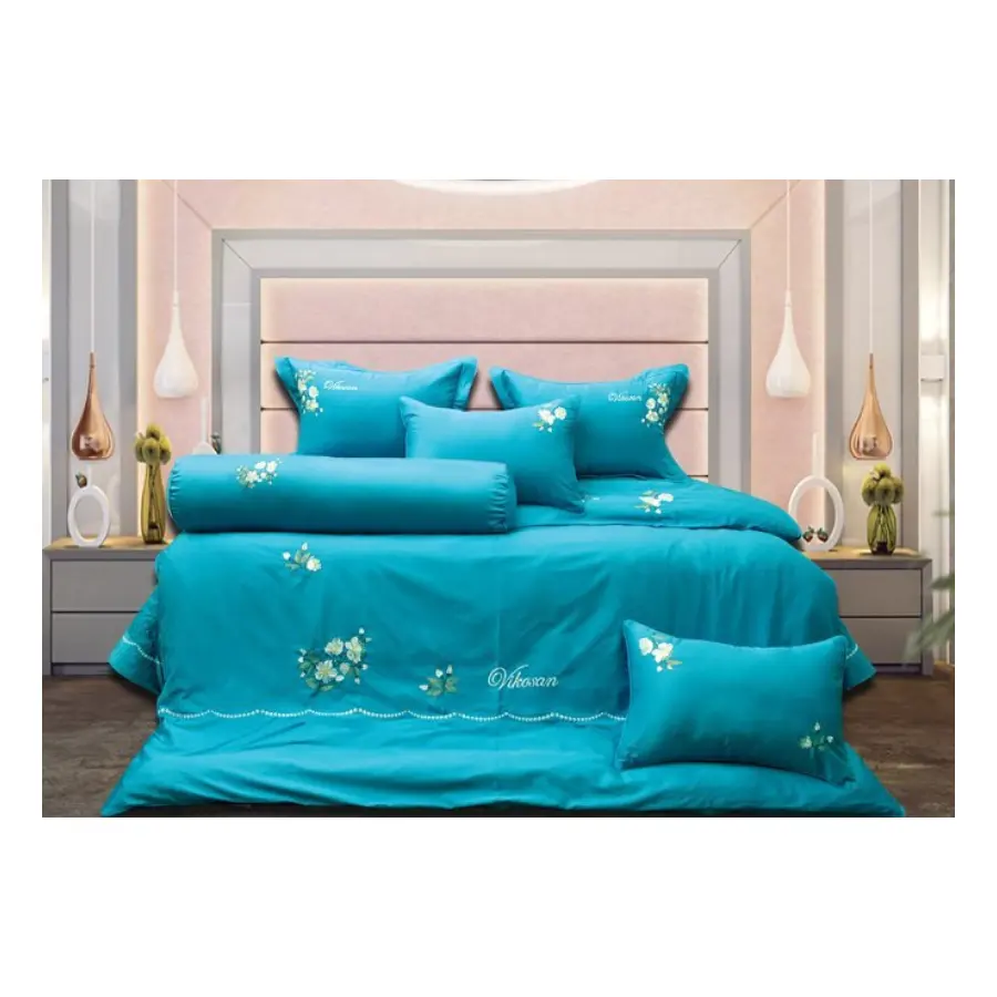 Ocean Bedding Set New Arrival Comfy Luxurious 100% Washed Cotton Bedding Made in Vietnam
