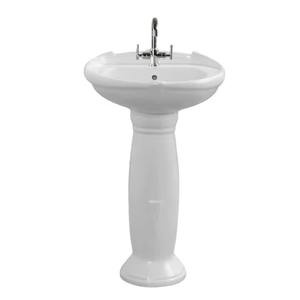 Lavabo de baño de diseño europeo, fabricado en India, artículos sanitarios, el mejor precio, soporte de lavabo de Pedestal - Product Image 3