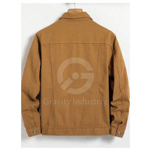 Chaqueta de Mezclilla de Invierno para Hombre de Alta Calidad y Bajo Precio con Logotipo Personalizado en la Parte Delantera, 100% Algodón, Talla Grande, Personalizable - Product Image 2