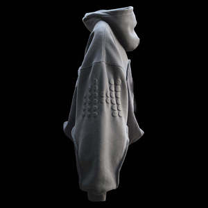 เสื้อฮู้ดดี้ผู้ชาย พิมพ์ลาย 3 มิติ แบบนูน คุณภาพสูง สั่งทำได้ ไซส์อเมริกา ผ้าฝ้าย 100% พิมพ์ลาย DTG แบบเรียบ - Product Image 6