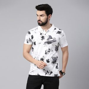 Polos de algodón 100% para hombre, alta calidad, logotipo personalizado impreso, corte regular, manga corta, transpirable, tejido de talla grande suave - Product Image 4