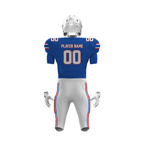 Original de fábrica Reversible uniforme de fútbol americano personalizar aparejos Sarga de alta calidad camisetas juveniles camiseta de fútbol americano - Product Image 3