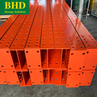 Étagère à bras cantilever en acier robuste en forme de H à 5 niveaux, protection contre la corrosion, boulons, norme américaine, certifiée RMI, étagère haute