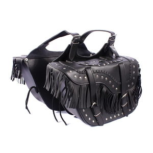 Sac de rangement pour bagages de moto étanche en cuir pour selle de moto - Product Image 4