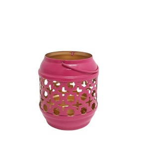 Linterna de vela de Metal de hierro de la mejor forma con acabado negro para el hogar y la decoración de la boda linterna colgante hecha a mano a granel - Product Image 5