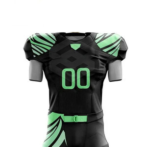 Uniforme de fútbol americano transpirable para hombre para práctica de verano Diseño de logotipo personalizable y ropa de equipo de manga corta - Product Image 3
