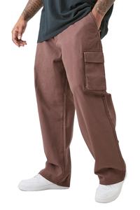 Pantalon de jogging en molleton de coton épais pour homme, cargo de haute qualité, coupe ample, respirant, séchage rapide, grande taille, hiver, actif 2026 - Product Image 3