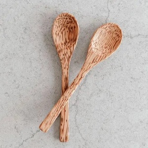 Best Quality Mango Wood Spoon Made India New Design Solid Cutlery Flatware <b>Microwave</b> Oven Safe Dishwasher - Product Image 2