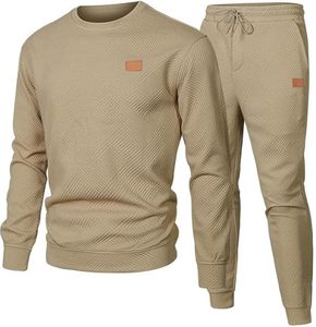 2024 Custom Training Jogging Comfortable <b>Crewneck</b> Tracksuit Pullover Two Piece Set Tracksuits for Men - Product Image 1