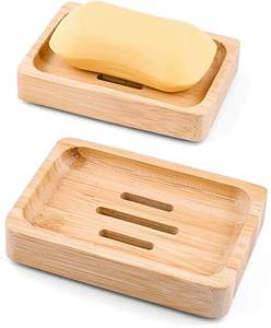 Plateau à savon de bambou ml, porte-savon en bambou naturel et moderne, avec Logo Laser gravé - Product Image 5