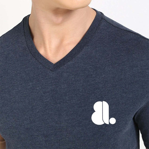 Blank <b>Men</b> <b>V</b> <b>neck</b> <b>T</b> <b>Shirt</b> Solid Color Plain Short Sleeve Wholesale <b>Men</b> <b>V</b> <b>Neck</b> <b>T</b> <b>Shirts</b> Short Sleeve 100% Cotton Blank - Product Image 4