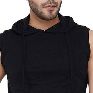 Wholesale muscle gym <b>running</b> Sleeveless <b>Hoodie</b> 2022 sleeveless <b>mens</b> hoodies Wholesale Sleeveless Gym <b>Hoodie</b> - Product Image 3