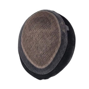 Peluca de Cabello Humano Remy Indio Natural Taz Miraje, Ondulado Natural, Ondulado al Agua, Prótesis Capilar, Parches, Taz Hair BD - Product Image 5