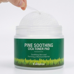 Eshumi Pine Soothing Cica Herbal Cotton Toner Pad Soin du visage Collagène Acide Hyaluronique Glycérine Peptides Anti-âge - Product Image 3