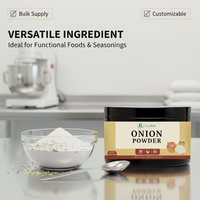 Assaisonnements en gros, emballage personnalisé, OEM, poudre d'oignon de qualité alimentaire, extrait d'oignon violet, arôme d'oignon, poudre d'oignon