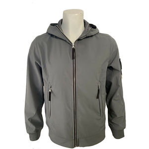 Softshell Outdoor Jacket Men Durable Weather Resistant Outerwear For Hiking <b>Camping</b> Adventure Wholesale Bulk Manufacturing - Product Image 4