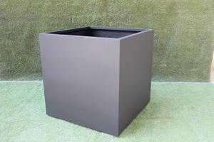 Best Selling New Arrival KNT Modern Luxury <b>Brown</b> FRP Unbreakable Lightweight Floor Garden Plant Pots Rough Finish Flower Pots - Product Image 2