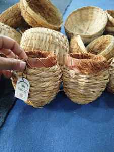 Nido de Pájaros de Bambú Natural Hecho a Mano para Aves Pequeñas y Agapornis, Diseño Ecológico y Bonito, Marca MTI, Bangladesh - Product Image 3