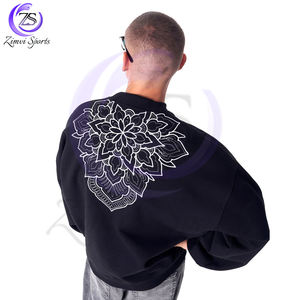 Durable Men's Oversized Sweatshirt, Pakistan Direct From Manufacturer <b>Top</b> Quality <b>Long</b> <b>Sleeve</b> Casual Cotton/ Fleece Sweatshirt - Product Image 3