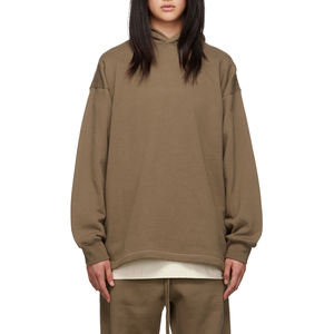 Sudadera con Capucha Extra Grande para Mujer, con Logotipo Frontal, de Poliéster/Algodón Ecológico, para Uso Casual, en Oferta - Product Image 1