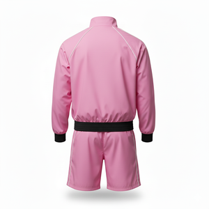 Conjunto Cortavientos de Nailon con Logotipo Personalizado para Hombre, Chaqueta con Cremallera y Pantalones Cortos, Conjunto Deportivo de Dos Piezas - Product Image 5