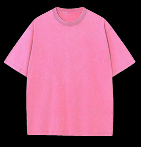 เสื้อยืดผ้าฝ้ายโอเวอร์ไซส์ผ้า100% สไตล์ฮิปฮอปผ้าย้อมสีพิมพ์โลโก้หิน - Product Image 6
