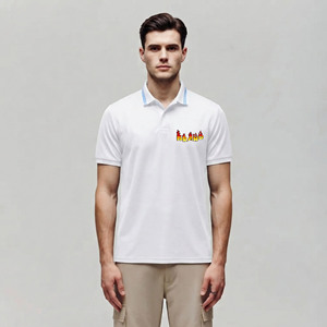 เสื้อยืดแขนสั้นสีขาวไซส์ใหญ่สำหรับผู้ชาย พิมพ์โลโก้ตามสั่ง ระบายอากาศได้ดี แห้งเร็ว ผ้าคอตตอนเจอร์ซีย์ลำลอง - Product Image 1
