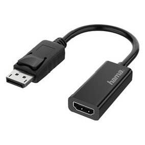 Adaptateur et connecteur vidéo DisplayPort vers HDMI noir, modèle 00200335 - Product Image 1
