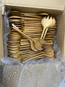 Cuchara de Cocina de Madera Zen Asiática Ecológica Vietnamita, 99% Madera de Palo de Rosa, Entrega Rápida, Precio Económico, Todos los Tamaños Disponibles - Product Image 4