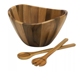 Tazón redondo de madera con diseño de grabado de latón AK en Color Natural, cuenco de frutas secas de alta calidad para artículos de hotel/adornos de vajilla - Product Image 6