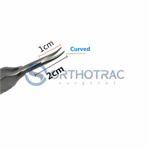 Tijeras Quirúrgicas Castroviejo de Alta Calidad, 125 mm, Instrumentos Quirúrgicos Oftalmológicos y ORL, Juego de Instrumentos de Acero Inoxidable, Modelo Manual - Product Image 3