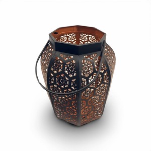 Heavy Metal Candle Holders with Unique Design for Dinner Room Candle Holders <b>Lanterns</b> Candle Jars - Product Image 3